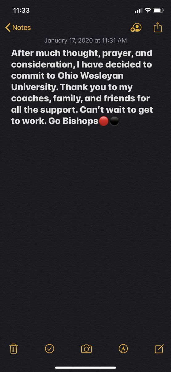 seankessel_22's tweet photo. COMMITTED! Thank you @OWUFB @CoachBruce_OWU @coachaichele @CoachTomWatts #FOE #Rollships https://t.co/fNitd7Nvpa