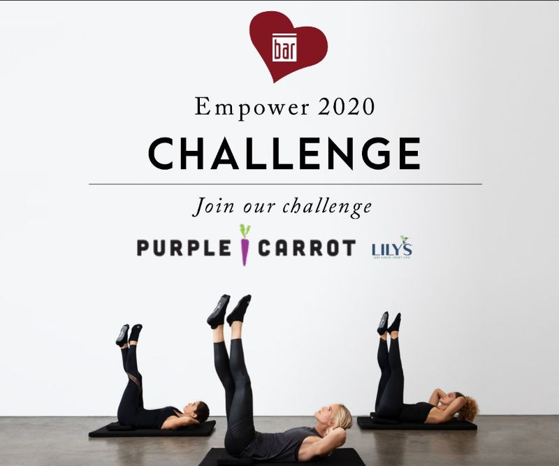 BarMethodDTLA's tweet photo. ⭐ There's still time to join the challenge and Empower 2020 ⭐ - https://t.co/CAeAtP9LGc https://t.co/beafGLEWmE