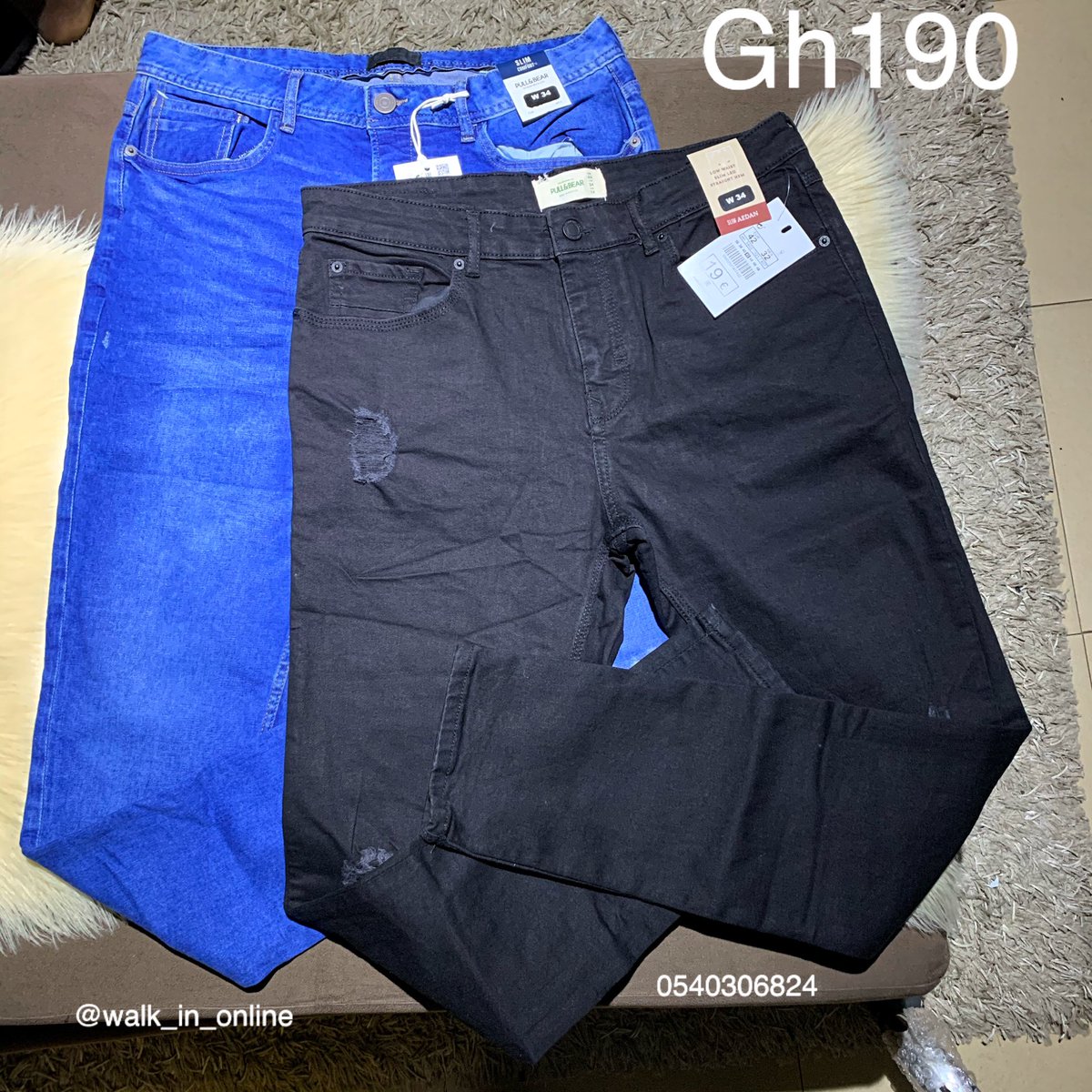 walk_in_online's tweet photo. Waist 34 jeans trousers restocked. Order today and get it today. Please contact our customer service on 0540306824

#83kom president akufo-addo #heybabe wendy shay betway botwe #ProveThemWrong Vodafone #puredrive AirtelTigo #TheDrYve mahama nana addo MTN Ghana East Legon #knust https://t.co/yTl4rT3tMy