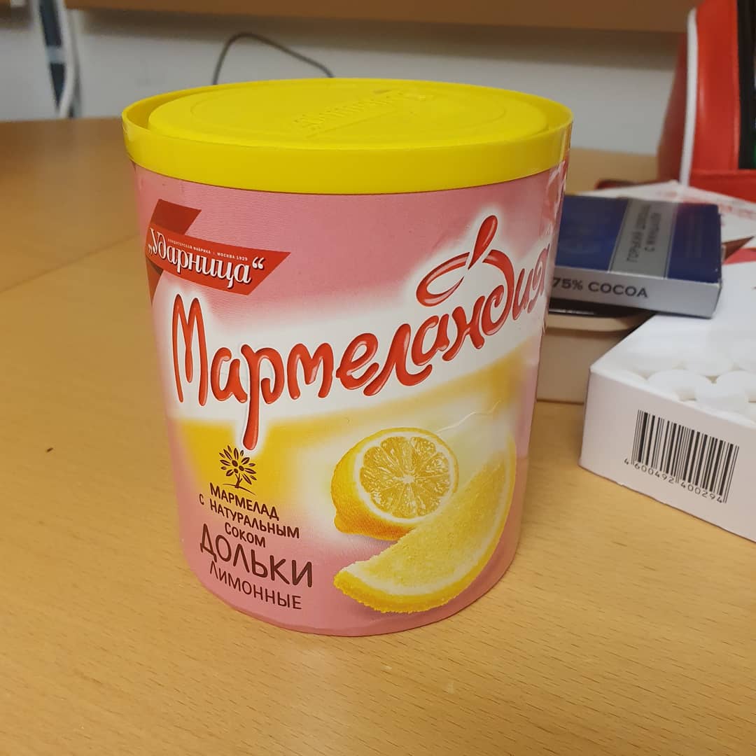 kamerlinlab's tweet photo. My grad student just came back from Moscow and brought me lots of #vegancandy! #russiancandy 🤤 https://t.co/qNsbXECeLv