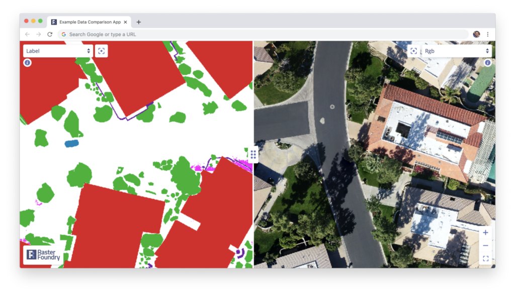 Element84's tweet photo. Here's how you can use our python framework, #RasterVision, in @drivendataorg's new Open Cities AI Challenge, where the goal is to accelerate the development of usable ML models for disaster risk management in African Cities - https://t.co/QncjECXQn7 @GFDRR https://t.co/QKO3XGuMYx