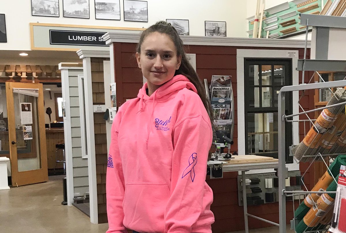 BliffertLumber's tweet photo. PINK HOODIE GIVEAWAY! Tag, post or snap a photo of our New Pink Truck and you could win a Pink Bliffert Hoodie! #BliffertLumberPink https://t.co/3ov1AhT0Lr