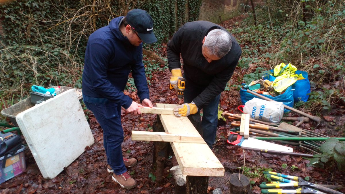 Keeping up our New Year resolutions to get out more. Having a great day with Salesforce at Russell Nurseries in north London. Thanks team!