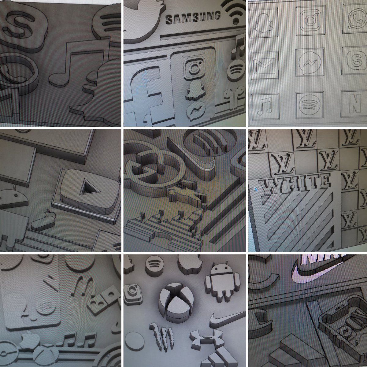 Graphics_Grange's tweet photo. Some great year 10 exam outcomes using #AutodeskFusion360 from 10 3D, Group D today #brandobsession #socialmedia #modernculture @HOfY_Grange @Grange_Cheshire https://t.co/G93bk1C2lE