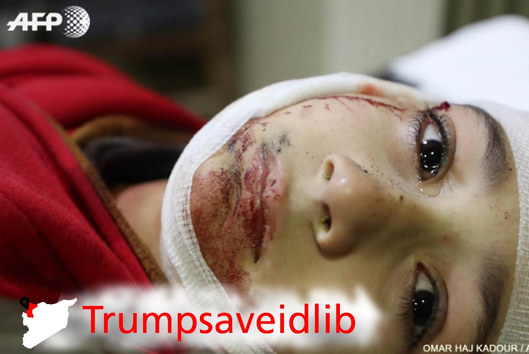 mhmdfaisel's tweet image. 5- @RealDonaldTrump This is still happening in Idlib. Children shouldn't have to witness this horror. Please speak up for them.  
#TrumpSaveIdlib