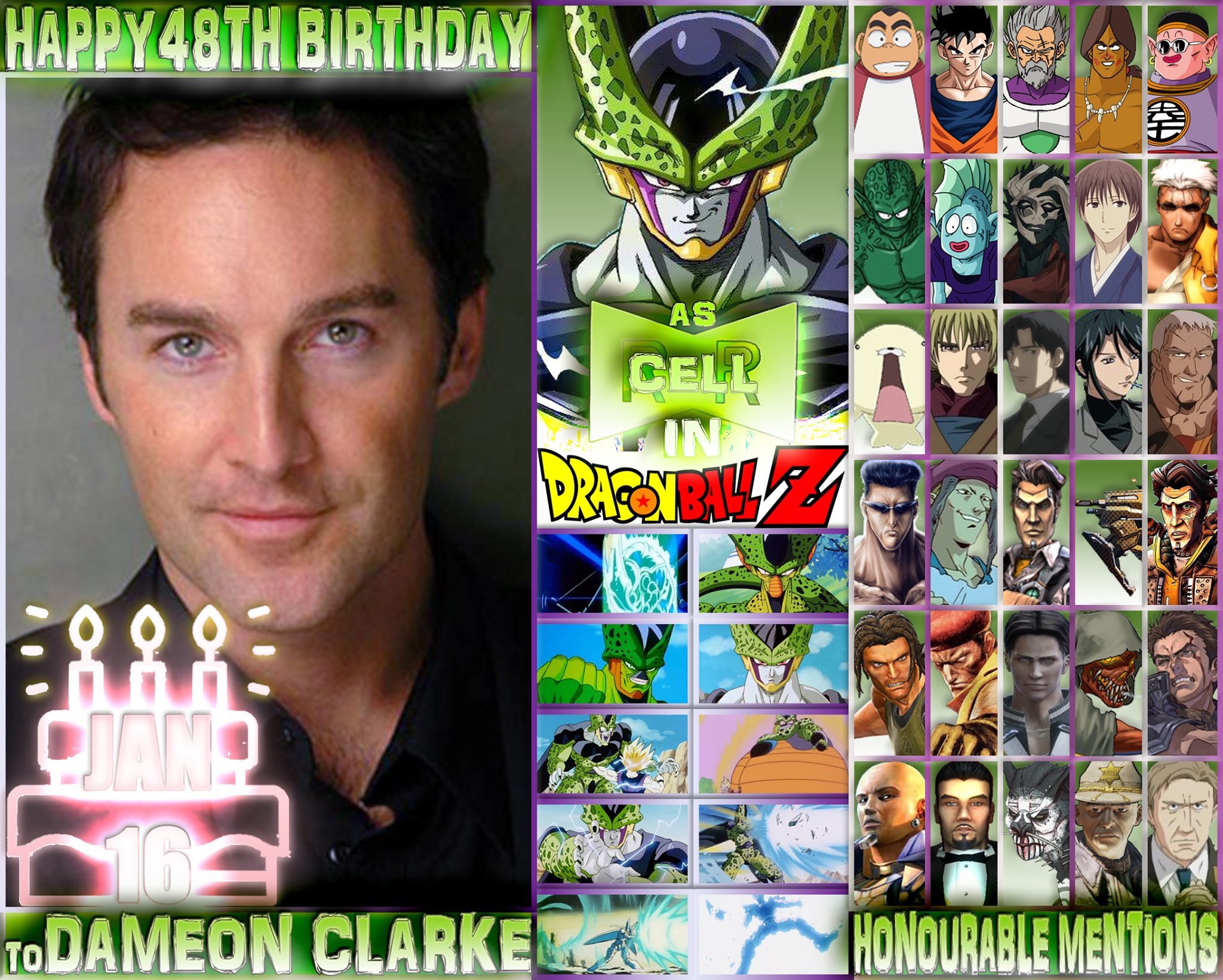 And Happy birthday Dameon Clarke !        