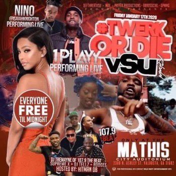 _dejaaaaa1's tweet photo. #TwerkOrDieVSU Tonight ‼️‼️‼️ Everybody Free Til 12 , $10 VIP SKIP LINE @MBK_PROMO https://t.co/waLOoRPA4m