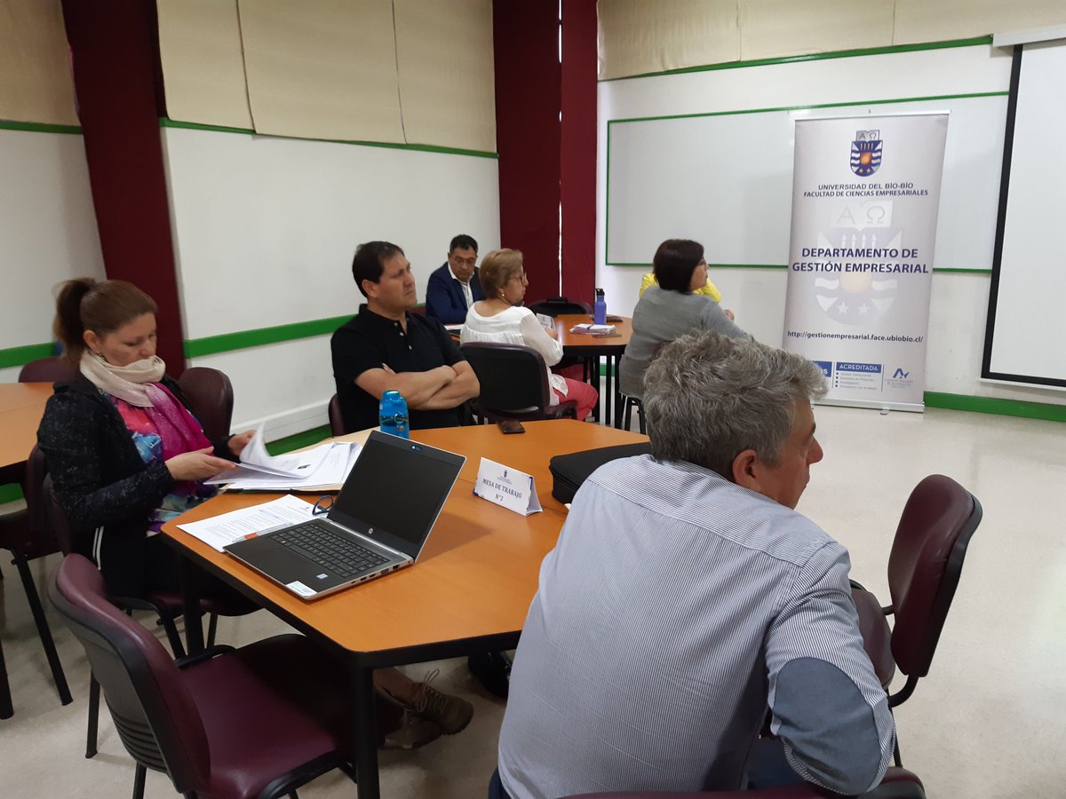 Comenzando 2do taller de reflexión del Departamento de Gestión Empresarial, realizando un diagnóstico y definiendo lineamientos ad portas de la definición del nuevo Plan Estratégico DGE periodo 2020 - 2025 <a href="/faceubb/">FACEUBB</a>