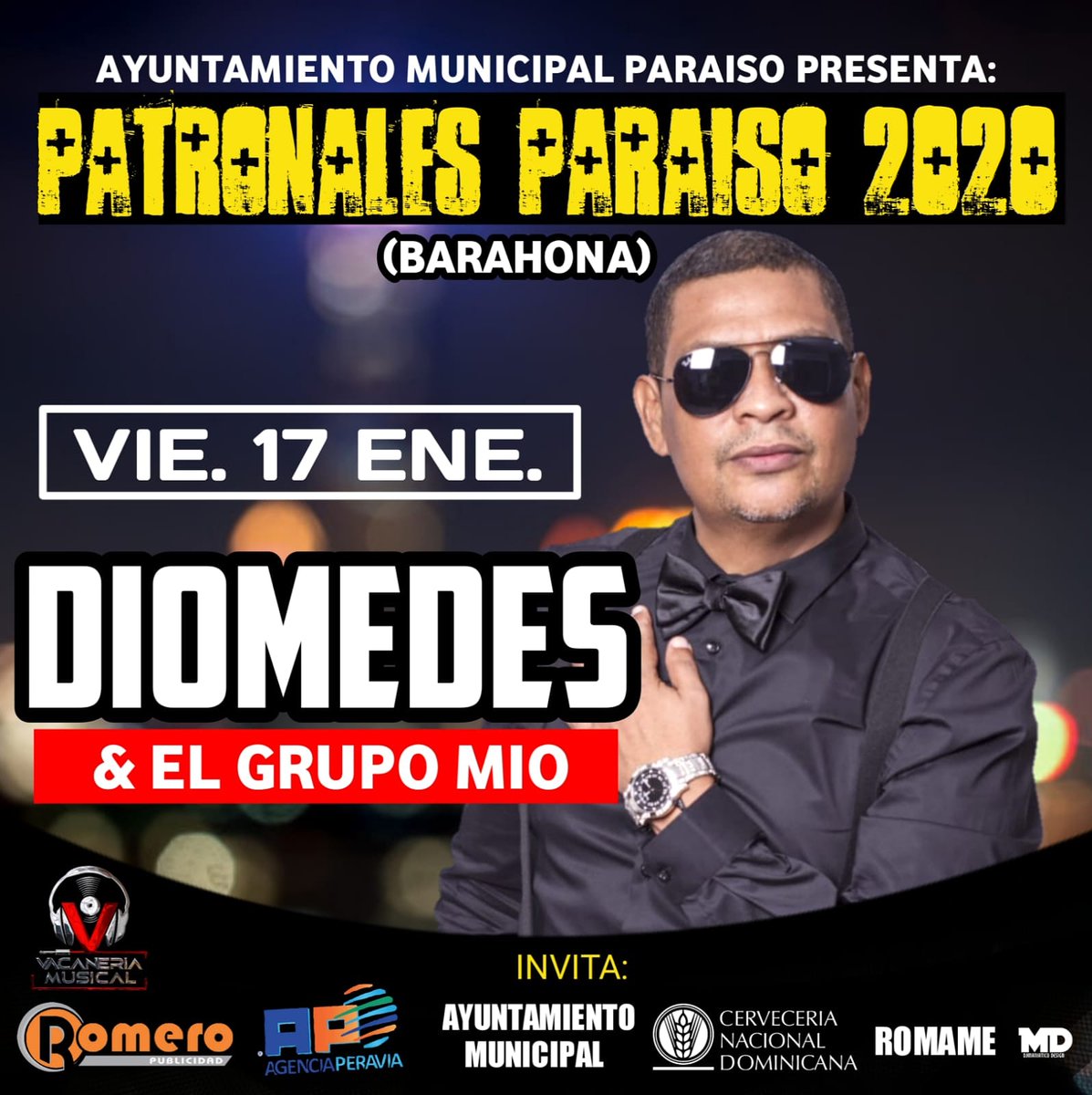 Michael36023648's tweet photo. #hoy #hoy #hoy #viernes #17 #ene #2020  Diomedes Grupo Mio @diomedesmio 🎙🎙🎙 @barahon05 #patronales #paraiso  Michaelpromociones🇩🇴🎶🔊🎼😀 https://t.co/ZflwoBwhQX