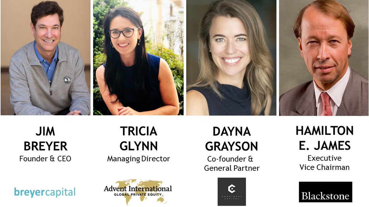 Jim Breyer, Tricia Glynn, Dayna Grayson and Hamilton E. James will be our keynote speakers. Join the VCPE Club at HBS and get your tickets now: bit.ly/VCPE2020regist…!

#venturecapital #privateequity #conferences #boston #harvardbusinessschool #investing #WIII