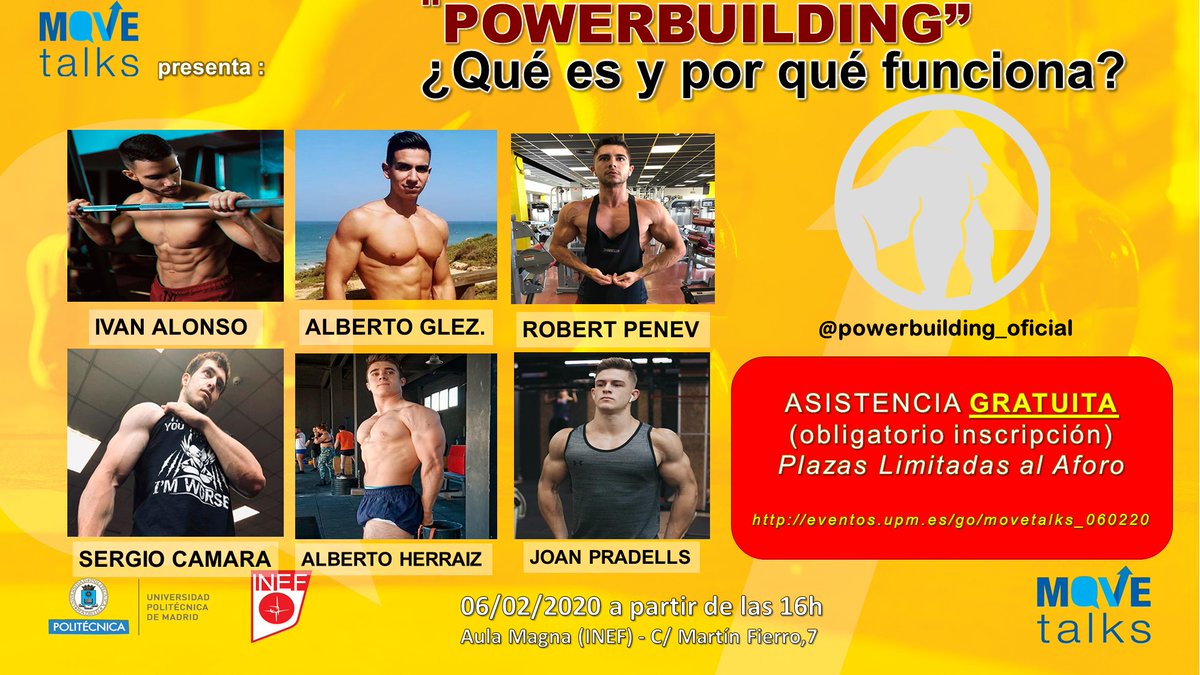 inefmadrid's tweet photo. Un nuevo #MoveTalks te espera el 6⃣ de Febrero en @inefmadrid @La_UPM
Ven a conocer más sobre #powerbuilding💪
Aforo limitado✏️abiertas inscripciones gratuitas en: https://t.co/AN11mLe00T
Os esperamos‼️
#movetalksinef #debate #conocimiento #eventosupm @gateupm @estudiantesinef https://t.co/Bm48PuSojN