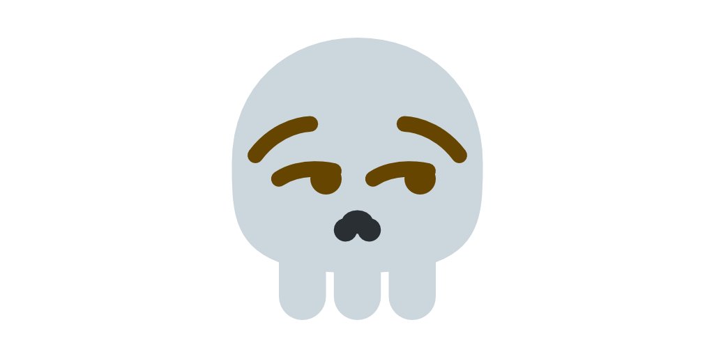 Emoji Mashup Bot 🫡 on X: 💀 skull + 😾 angry-cat =   / X