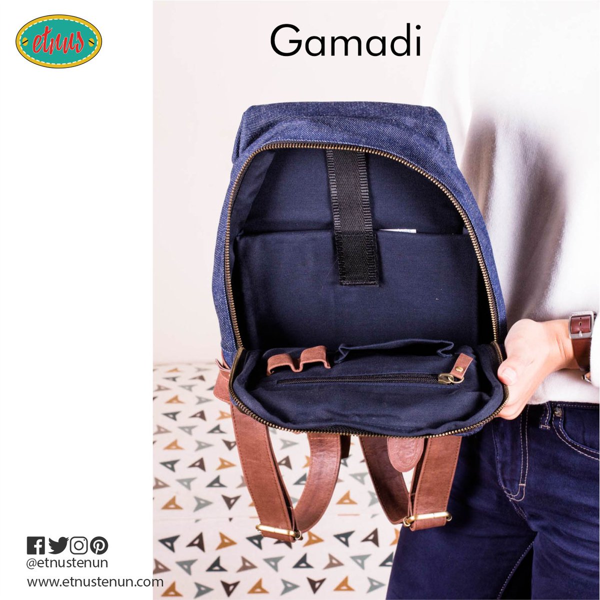 Keep it amazing by pairing your favorite casual daily look with a denim backpack; which adds an extra dimension to the look.
#casualbag
#backpackforwoman
#casualbackpack
#casualstyle
#ethnicstyle
#denimbag
#tasetnik
#tasranselwanita
#giniginigoonline