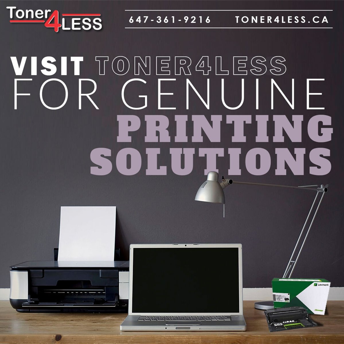 toner4lessca's tweet photo. Lexmark is well known for its advanced toner cartridges that deliver vibrant colors, deep blacks and smooth grays on all types of media. Shop for original Lexmark toner cartridge only at Toner4Less https://t.co/060ov0MaQS

#lexmark #toner #cartridges #tonercartridges #canada https://t.co/7hwwZcFWYD