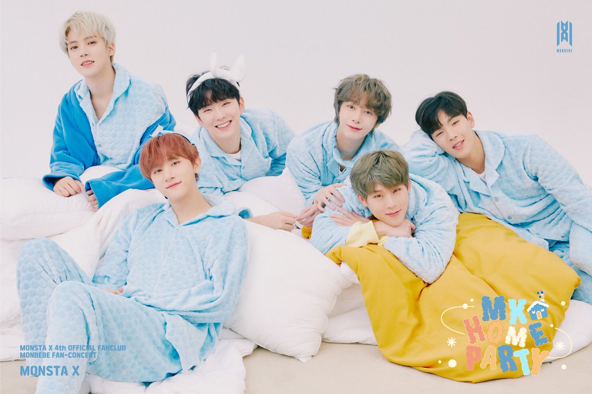 OfficialMONSTAX's tweet photo. [#MONSTA_X] 
#몬스타엑스
#FAN_CON with #MONBEBE
#몬베베 우리 같이 놀자! 🏠❤
< #MX_HOME_PARTY >

📜 CONCEPT PHOTO
✔️ #MONSTAX 

#몬베베4기 #MX홈파티
#몬스타엑스팬콘 https://t.co/nj0xUgr9I8