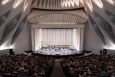 SoundproofRooms's tweet photo. Auditorio de Tenerife are delighted with new Wenger Diva shell supplied by Black Cat Music https://t.co/kKaJobzof7 #acoustic #shell #auditorium #orchestral #performance #delight #installation #wenger #blackcatmusic https://t.co/G7jTZZA3lN