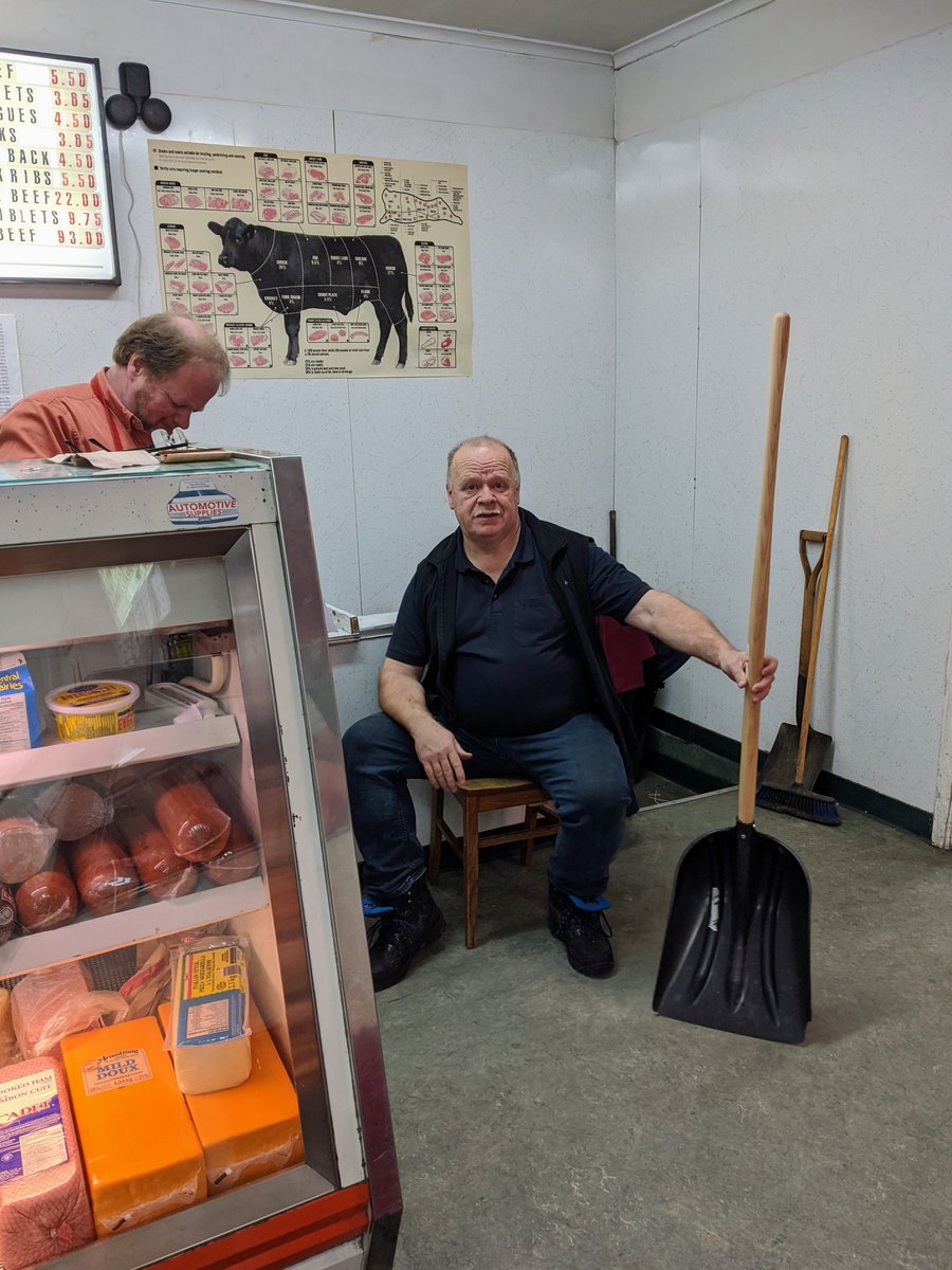 lisasellspiano's tweet photo. Halliday's Meat market is open in the case you forgot something!
#hallidays @DowntownStJohns #stormchips #nlwx @weathernetwork @sjmorningshow @DestinationSJ @geoffmeeker #buylocal #snowday @NLtweets @cbcnl https://t.co/YAxSLJ5bW9
