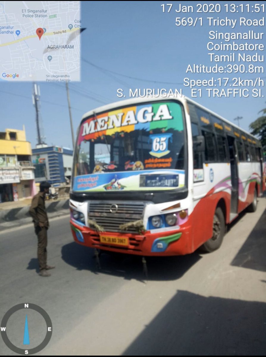 policecbecity's tweet photo. Today CCP Traffic booked 41 buses using pressure horn which violates the MV Act and fined them. https://t.co/kbepVRuVyJ