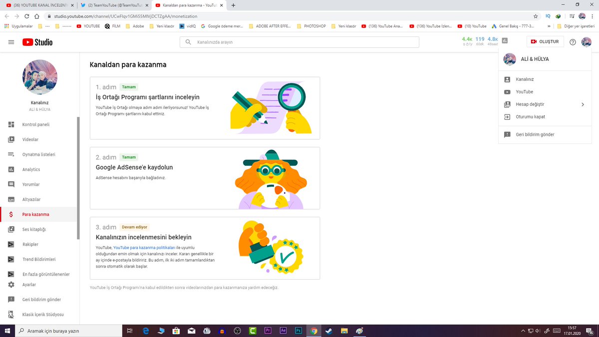 AliDogan00's tweet photo. @TeamYouTube  Hello, i have done everything what is needed, but my account has not been verified. My account link is: https://t.co/S3Cqfqcb23 https://t.co/n28IYDZWJZ