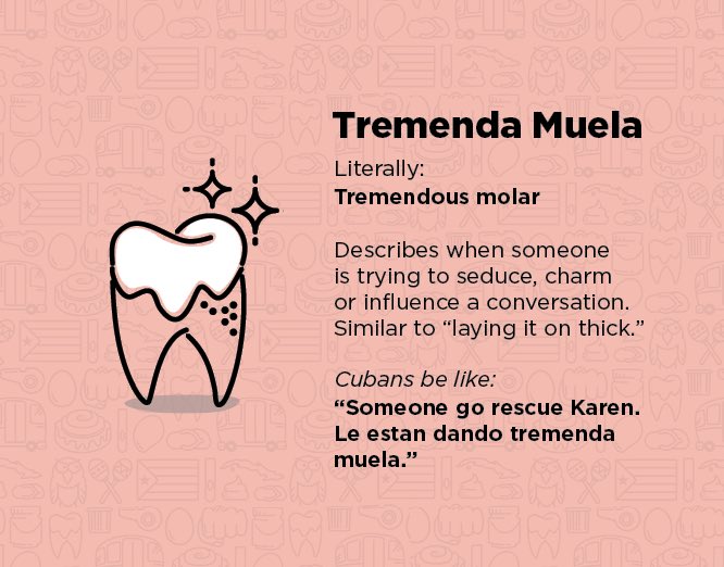 pinpanpunco's tweet photo. Beware the mueleros Karen. Están en candela! 🔥 #cubanisms #pinpanpun #volume2 https://t.co/2EDp6m5tRw