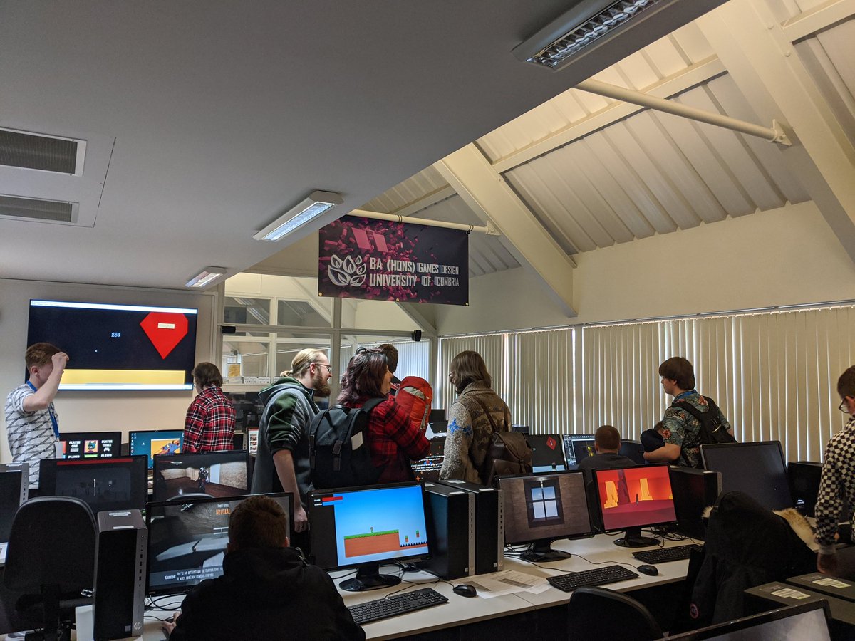 HeatherPentenGC's tweet photo. Great bit of play testing over lunch!! @CumbriaUni @DigiArt_UoCIA @GamesArtMediaGC @gatesheadcoll 
@SUnderhill_GC 
#gamesdev #indiedev #gamejam #gamejamawards
#employmentedge #hardworkwins #games https://t.co/po8HtLbk0p