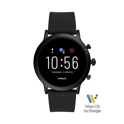AllWearTech's tweet image. is.gd/crC26c - Fossil Gen 5 Carlyle HR Heart Rate Stainless Steel and Silicone Touchscreen Smartwatch, Color: Black (Model: FTW4025)