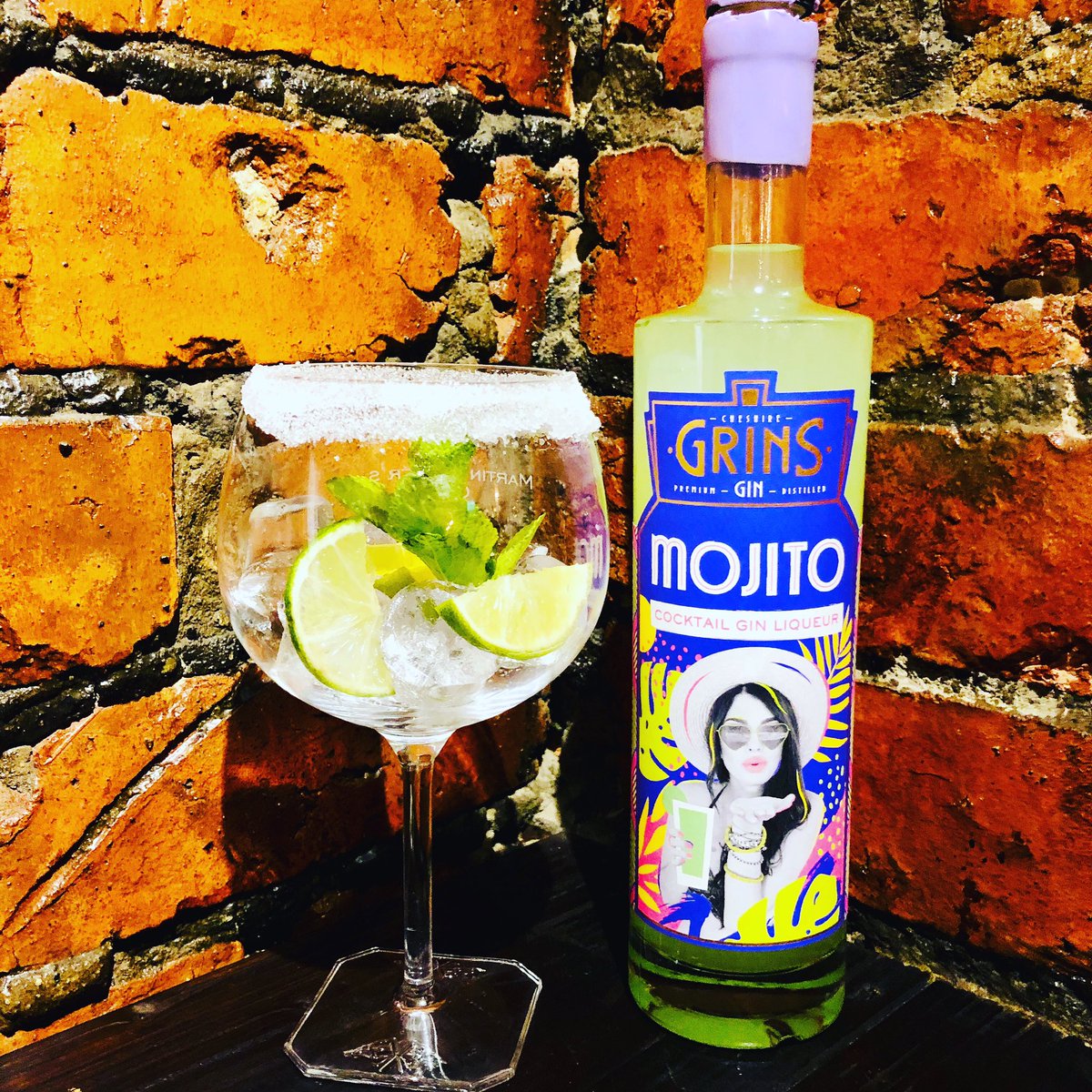 #ginbar #mojito <a href="/GrinsGin/">GrinsGin</a> #gin #lime #mint
