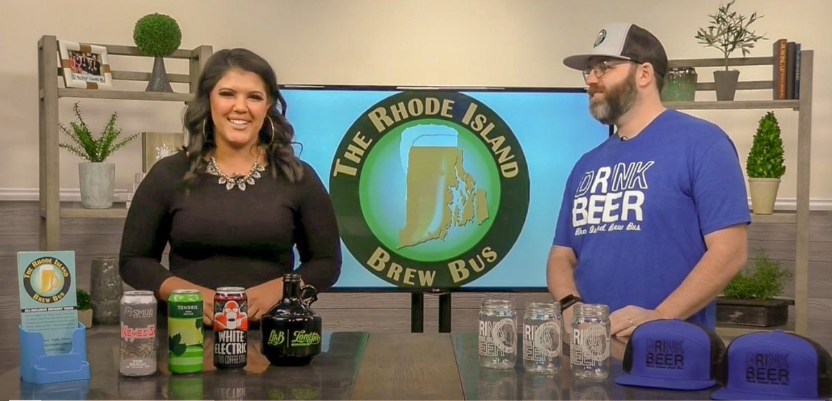 "The Brew Bus team is the perfect excuse to try all the local beer the Ocean State has to offer - plus there's no driving involved for you!" Thanks and cheers to <a href="/NBC10/">NBC 10 WJAR</a> for having us on <a href="/Studio10WJAR/">Studio 10 WJAR</a> to talk about our brewery tours! #DrivingYoutoDrinkLocal turnto10.com/studio10/event…