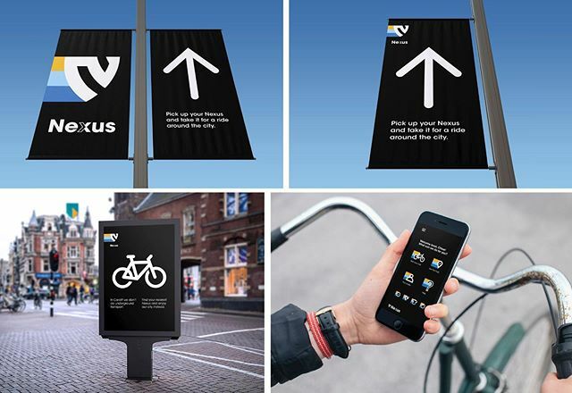 Nexus branding and prototype app from third year Andy C