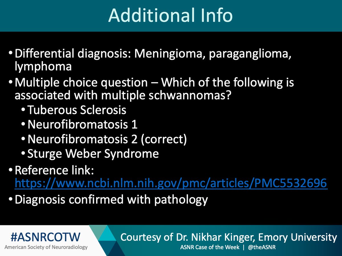 The American Society of Neuroradiology tweet media