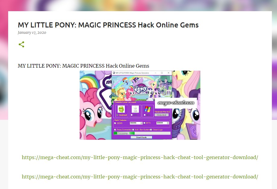 my little pony magic princess hack my little pony magic princess hack