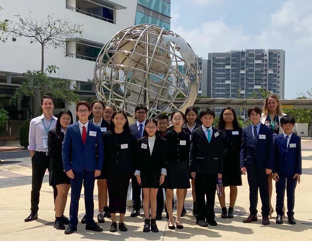 KaileyLittle's tweet photo. Our Middle School Model United Nations delegates had a successful first day coming up with comprehensive resolutions to solve pressing world issues. #tismacao #modelunitednations https://t.co/AjLTVtNdNl