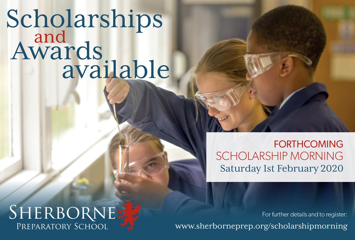 Sherborneprep's tweet image. Each year at Sherborne Prep, we offer a wide range of scholarships. We will be welcoming children to join our assessment morning on Sat 1st Feb 2020. To find out more go to: sherborneprep.org/scholarshipmor… @SherborneGirls @SherborneSchool #prepschools #scholarships #dorsetschools