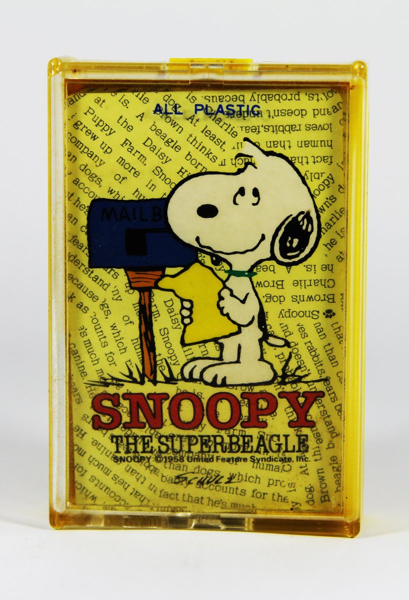 cheap_lightning's tweet photo. Auction for rare #Vintage #Nintendo #Snoopy Playing #Cards #Trump Japan Hallmark https://t.co/lAYFzwESBo https://t.co/Il1fJFZvFX