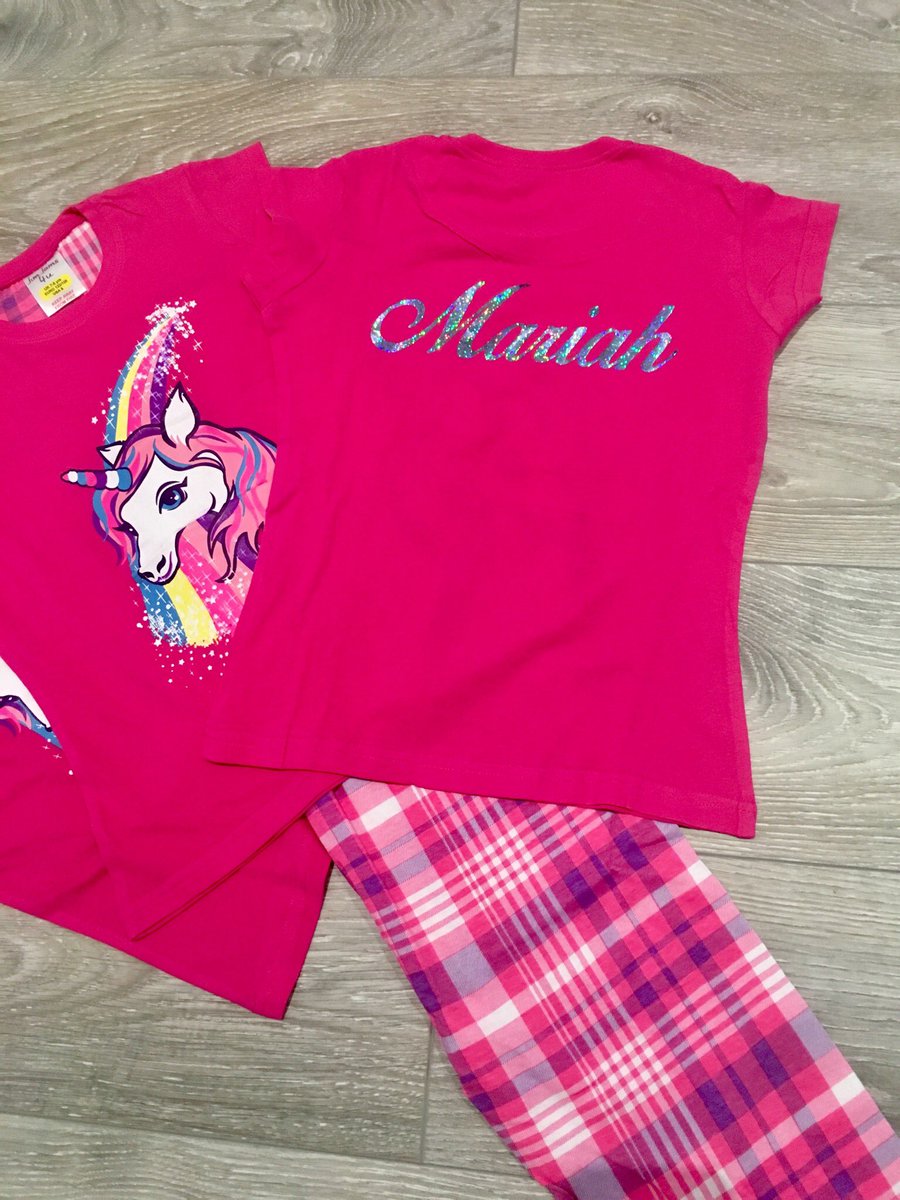SPartypees's tweet photo. Picked up some beautiful personalised unicorn PJs 😍🦄🌈.
Thanks to @obsessed_ts  for the beautiful printing 👍🥳🦄🌈⛺️🍿🎂.
#sleepoverideas #teepeesleepover #sleepoverteepeeparty #personalisedpjs #slumberparty #bespokepartybags #unicornparty #sleepoverpartyideas #teepeeparty https://t.co/pOaRuurwVN