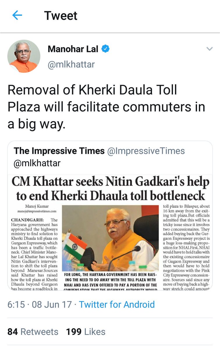 amandchawla's tweet photo. @KDTollRemoval @cmohry @mlkhattar @BJP4Haryana @sonalgoelias @DC_Gurugram @AmitKhatriIAS @MunCorpGurugram @dcmohry @achlendra @0001sudarshan @Gurugram4BJP @dprogurgaon @Dist_Admin_Ggm @Rao_InderjitS @DEEPAKKAHUJA @TOIGurgaon And the #jumlebazzi continues

@cmohry @mlkhattar @Gurugram4BJP 

#चमकेगा #गुरुग्राम 😆😂😴🤐

#BasicInfra ❌
#GoodRoads ❌
#PollutionKaSolution ❌
#KherkiDaulaToll ❌
#Metro ❌
#BasicAmenities ❌
#Footpaths ❌
#CycleTrack ❌

Only announcements, no ground work 👎 https://t.co/YbajFajgQZ