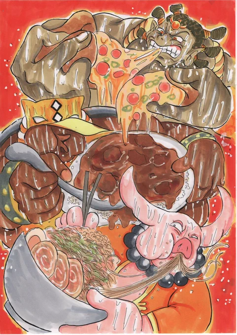 オレカの過去絵TLらしいのでフォルダの中から特に意味わからんやつをピックアップ 