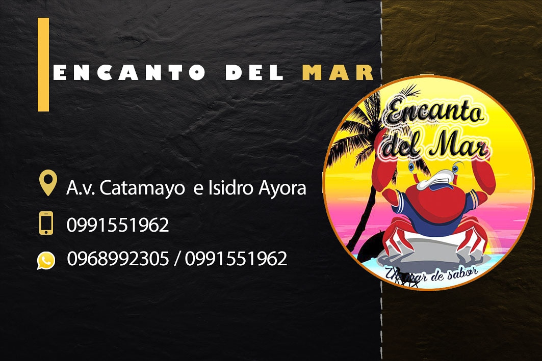 #Catamayo
Este domingo 19 de enero desde las 8h00, en el corazón de Catamayo, “Marisquería Encanto del Mar”, abre sus puertas con la mejor sazón peruana en el sur del #Ecuador, por apertura sorpresas y descuentos.
#VisitaCatamayo
#Mariscos 
#HechoEnCatamayo
#Emprendimiento