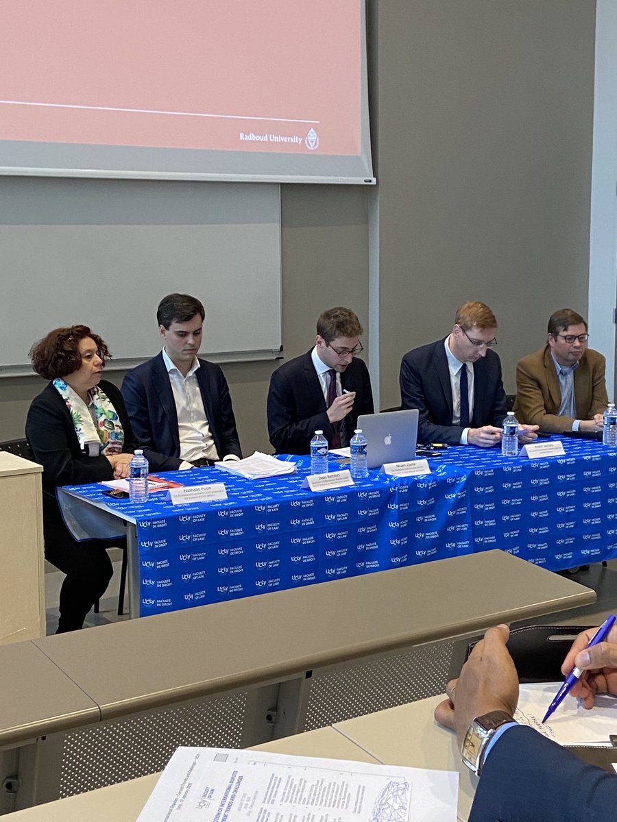 MichelCannarsa's tweet photo. Beginning of the conference Resolution of International Disputes Trends and Challenges at @UCLyDROIT co-organised with ⁦@RadboudLaw⁩  #RuudHermans ⁦@AndreJanssen15⁩ ⁦@pietroortolani⁩ ⁦@LTshibende⁩ #NoamZamir #NathaliePotin #DaanBarbiers #CarmenSchleijpen https://t.co/7gvTVqZSrT