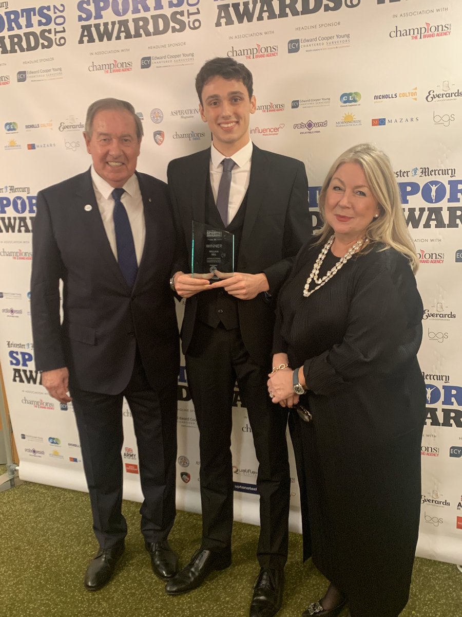 Our award for Young Sportsman of the Year was sponsored by <a href="/LCFC/">Leicester City</a> and we <a href="/ChampionsUKplc/">Champions (UK) plc</a> just want to say a huge thank you for all your support!