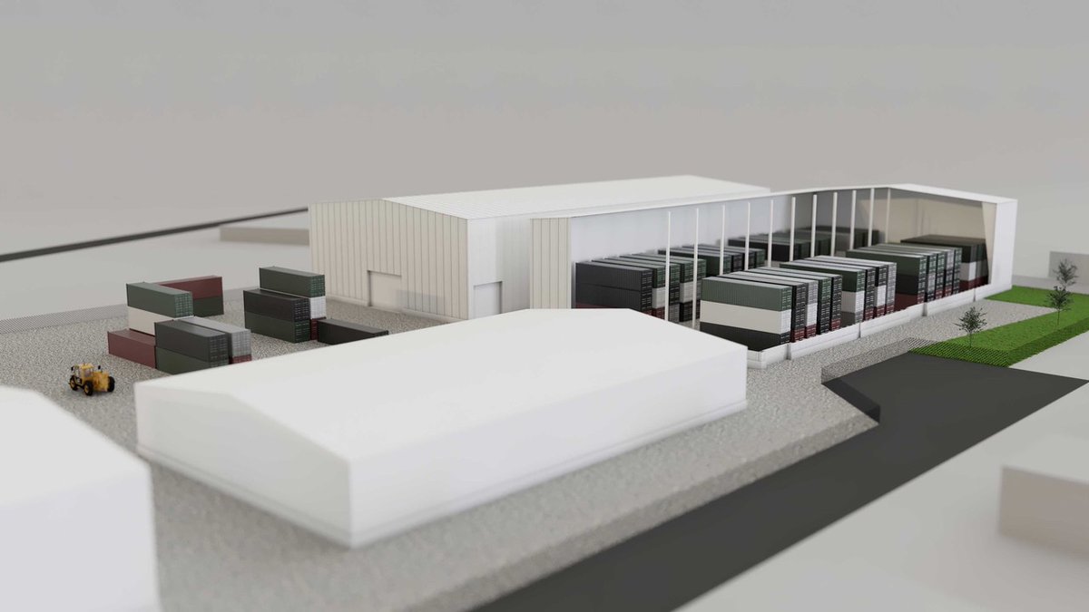 We are growing! Two halls will be built in #wassenberg on 6.000qm, which enable the final assembly of 200 modules at the same time. An automatic material flow is made possible. 
#factory #production #containerliving