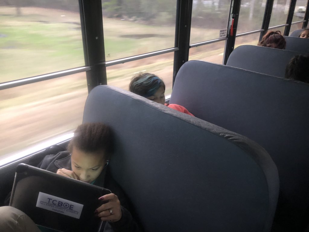 AshleyGableEDU's tweet photo. Ss @TCBOE schools @Cburgmiddle and @WatwoodElem are hard at work this morning on IReady from @CurriculumAssoc with our #RollingStudyHall bus!
Ss using this time to get prepared for the day! I @jenajonescms @jackscms @Cosperscience https://t.co/PdPEPNabQq