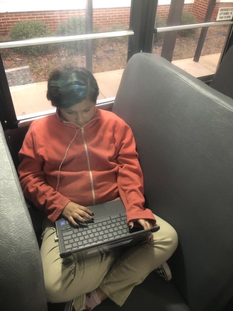 AshleyGableEDU's tweet photo. Ss @TCBOE schools @Cburgmiddle and @WatwoodElem are hard at work this morning on IReady from @CurriculumAssoc with our #RollingStudyHall bus!
Ss using this time to get prepared for the day! I @jenajonescms @jackscms @Cosperscience https://t.co/PdPEPNabQq