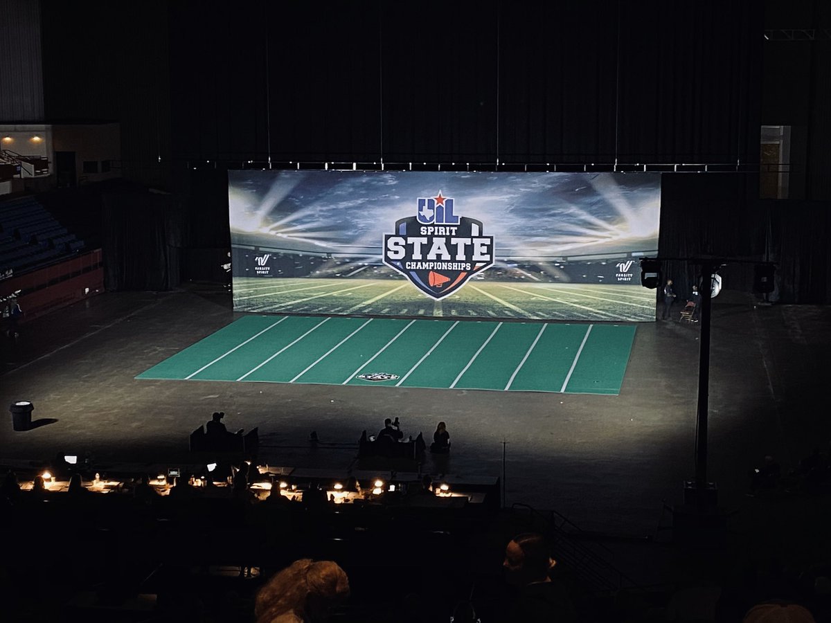 CheerLampasas's tweet photo. Today is the day. This is it. The day we have prepared for all year. 
We are competing against 83 other 4A teams from across the state. #onlyoneshot https://t.co/0rbbeNvseN