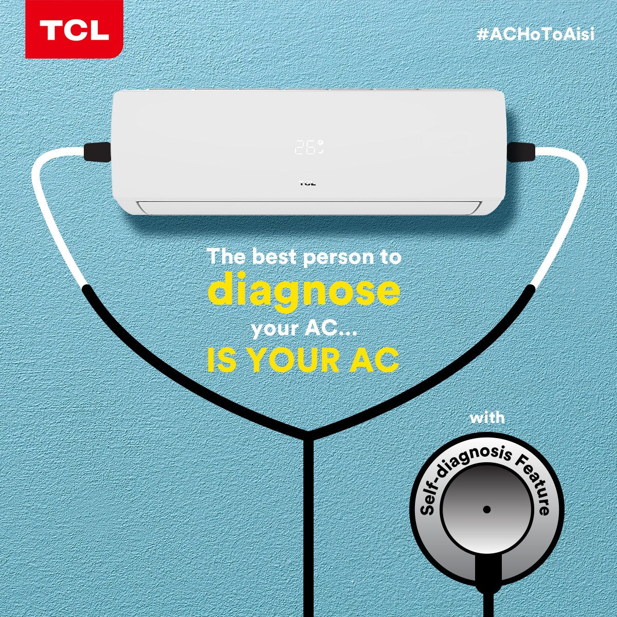 tcl_india's tweet photo. Figure what’s wrong with your TCL AC, with the help of its unique self-diagnosis, that thoroughly scans the AC operating system.
#TCL #TechTrends #AC #TCLHomeApp https://t.co/Yoc56TPtkN