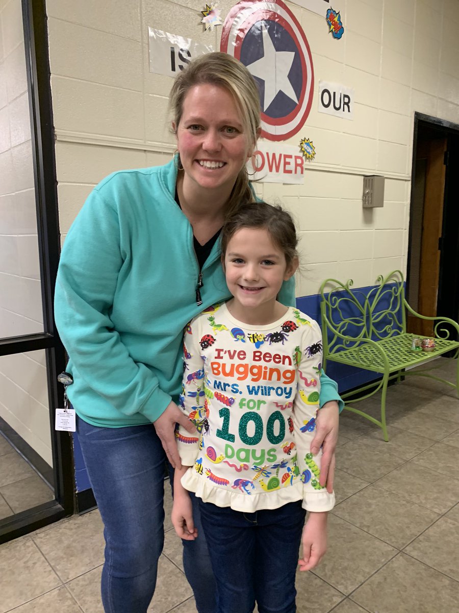 TweetDCS_HES's tweet photo. @WilroyCrystal Bugging Mrs. Wilroy for 100 DAYS! 🤣❤️ #TeamDCS https://t.co/k5jPuGADHD