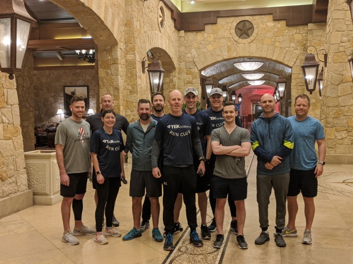 JulsonnetTEK's tweet photo. We had great weather for our Friday morning run! Thanks all for showing up.
Are you a TEKsystems employee, join our Strava club? https://t.co/3FSvny38xC
#TRC
#RunTEKRun
#TEKRunsWithPurpose
#FridayFundayRunday
#FFR
#TEKhealth
#BetteryouBetterus https://t.co/Tm94Eop56N