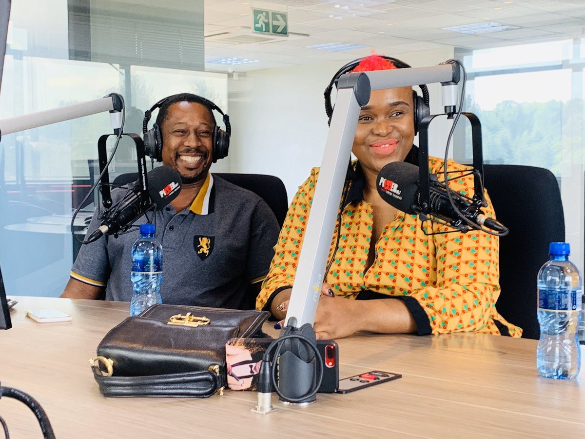 SwaziDlamini's tweet photo. Awesome interview on @powerfm987 #PowerLunch #PowerCouple #GodsOpenHands #KaphKaph #FreelyGiven #TheWaitingIsOver @TTMngoma https://t.co/uZCQ0mEgBv