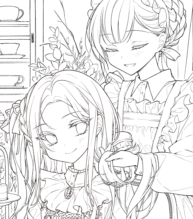 線画できたから色塗りしまーす🦈 雪子が「お絵かきするよ」でライブ配信中! https://t.co/ONYJPwhFNJ #pixivSketch 