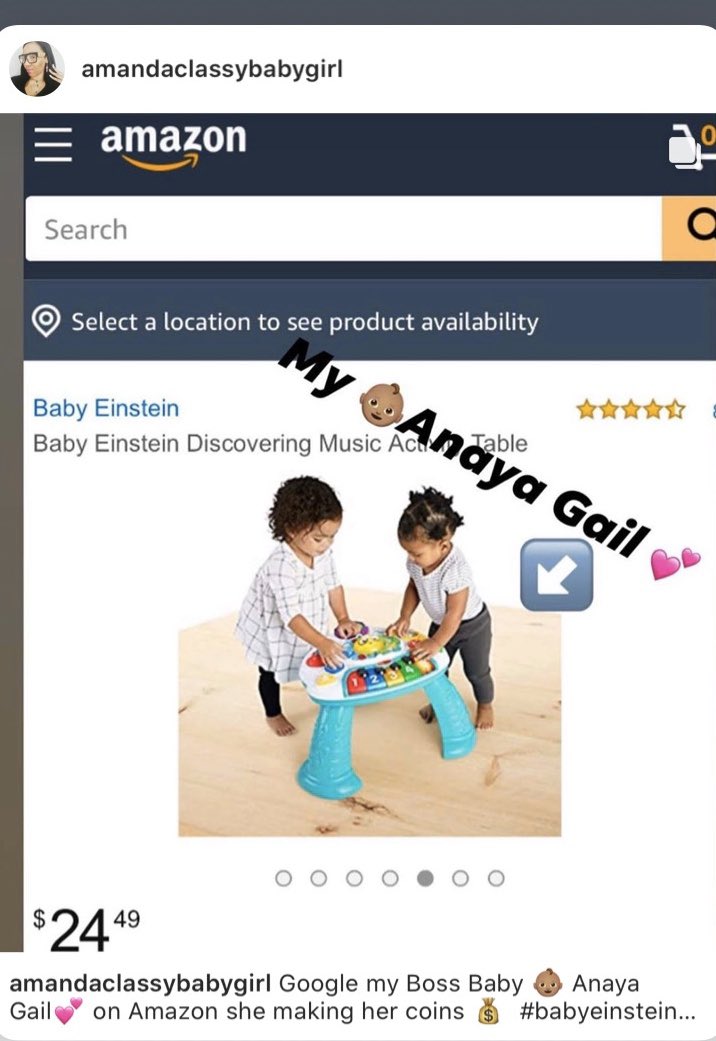 AmandaMethod's tweet photo. That’s my Boss 👶🏽Anaya Gail💕🥰 https://t.co/Lv6PlAVMQ0